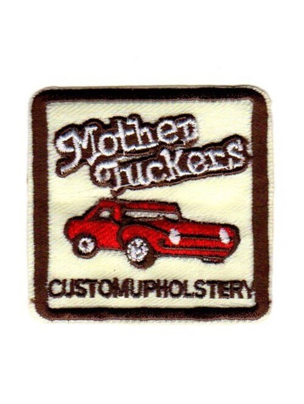 Mother Tuckers Custom Upholstery Patch vintage retro style automotive patch